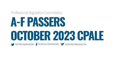 cpale october 2023 result|TOP 10 PASSERS: September.